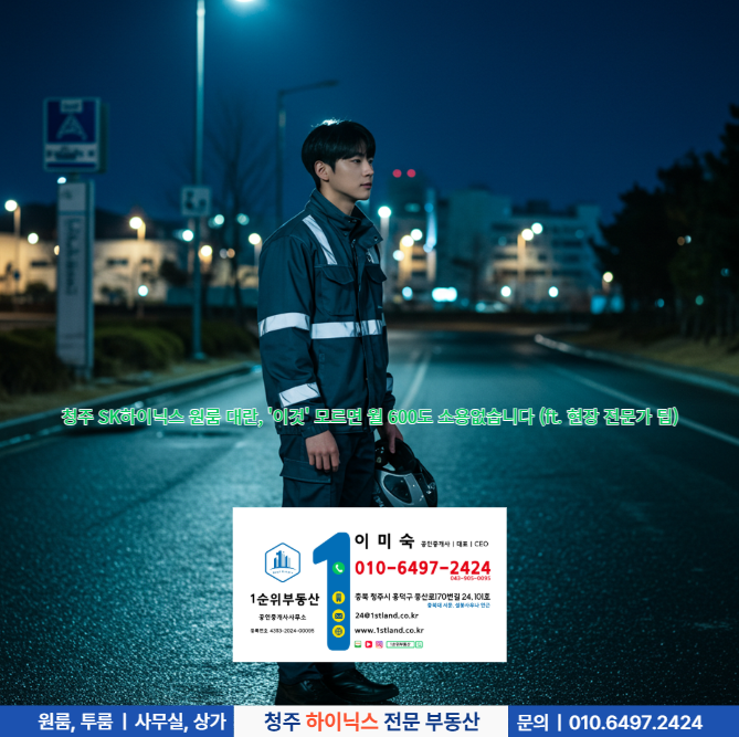  청주 SK하이닉스 원룸 대란, '이것' 모르면 월 600도 소용없습니다 (ft. 현장 전문가 팁)