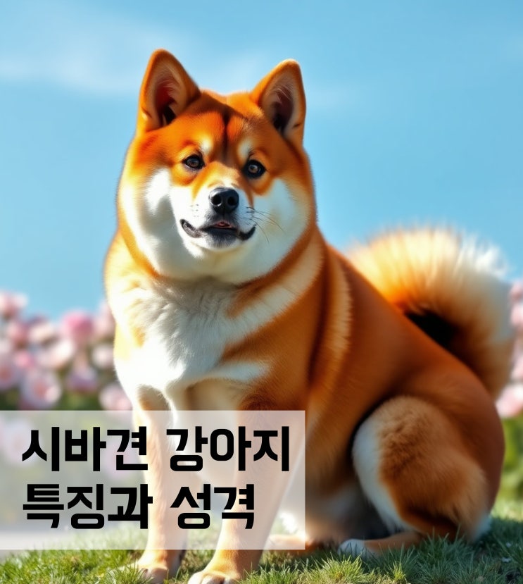  시바견 강아지 특징과 성격 및 유전병