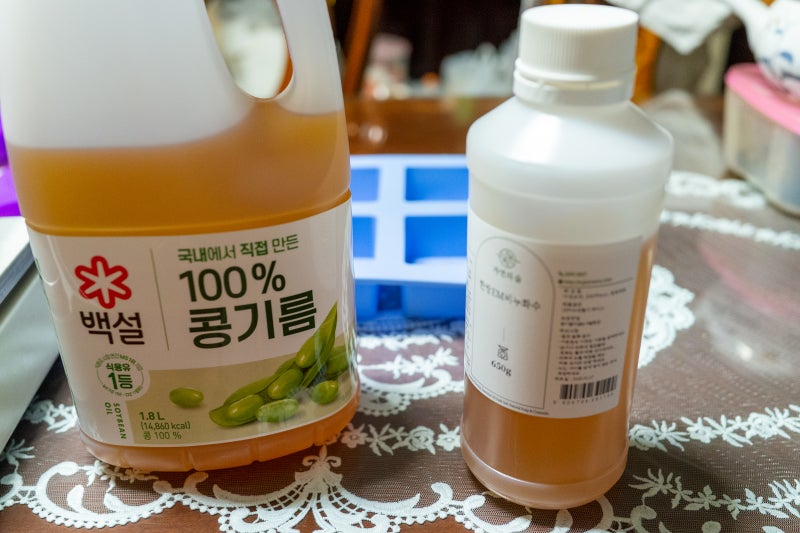 폐식용유로 재활용 빨래 비누 만들기