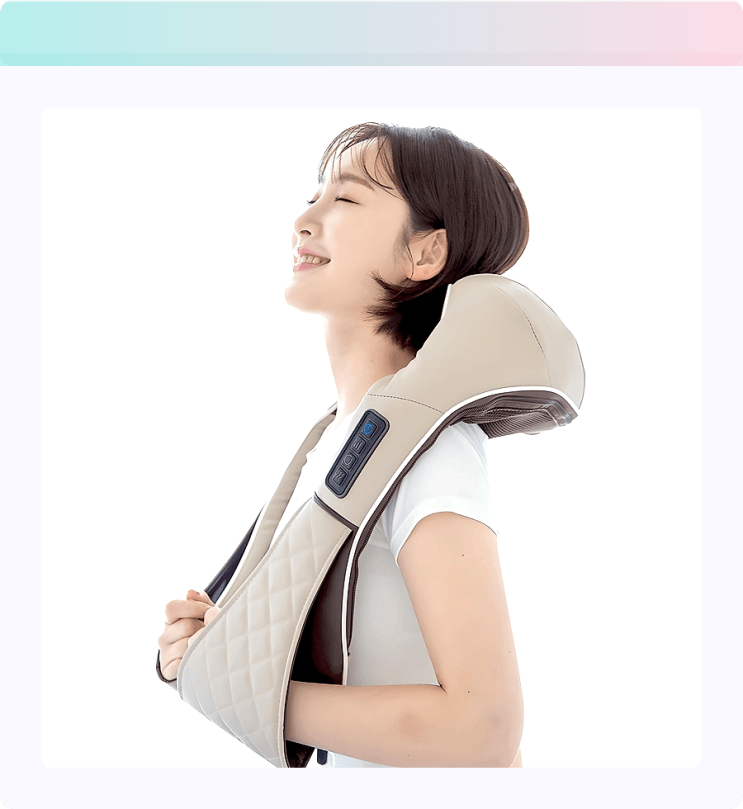  맷돌 어깨 탈출! 해피룸 휴플러스 무선 목어깨 안마기 CORDZERO750 써보니