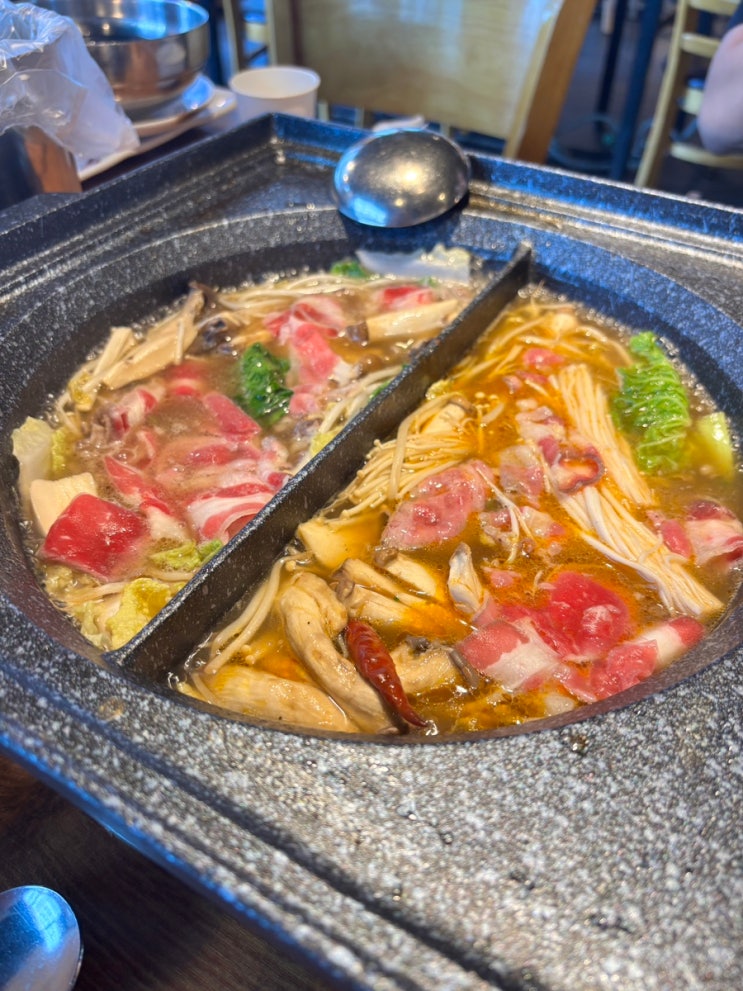  하남미사 편백상회 샤브샤브 편백찜 무한리필 내돈내산 후기