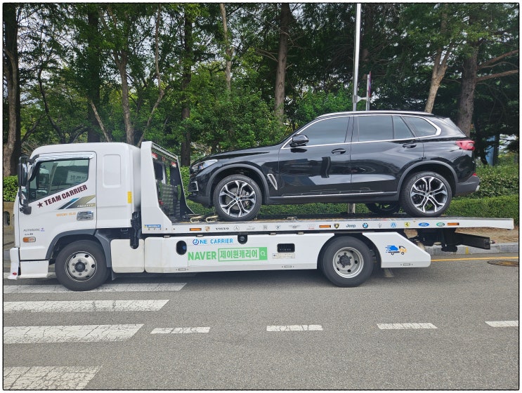   BMW X5 xDrive40i 캐리어탁송! 부산 연제구 사직오토랜드 → 인천 서구 청라동 ｜ 수입차 · 카캐리어 · 어부바 · 셀프카 · 장거리 프리미엄 운송 서비스 