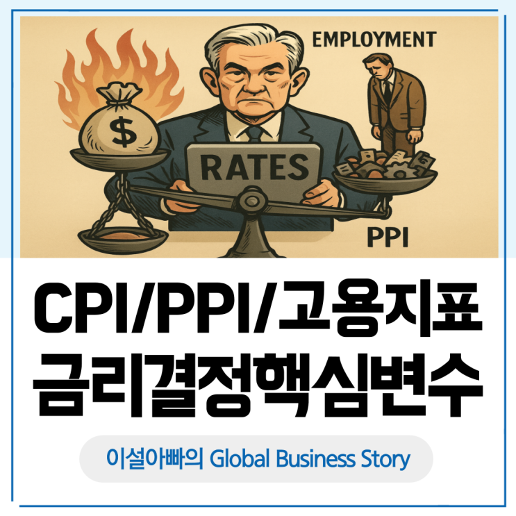  금리 결정의 핵심 변수: CPI·PPI·고용지표 개념과 글로벌 비즈니스 파급효과