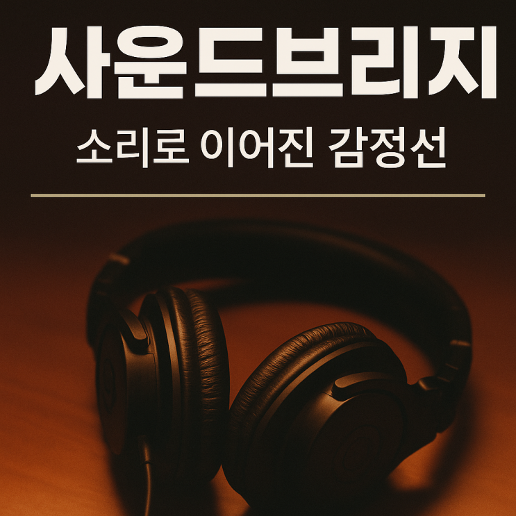  사운드 브릿지 뜻｜영화 편집에서 장면을 이어주는 숨은 기술