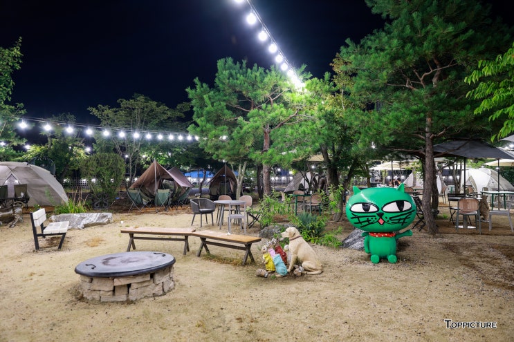  [남양주] 별내 새벽까지 하는 캠핑장 느낌의 대형카페 <보나리베>