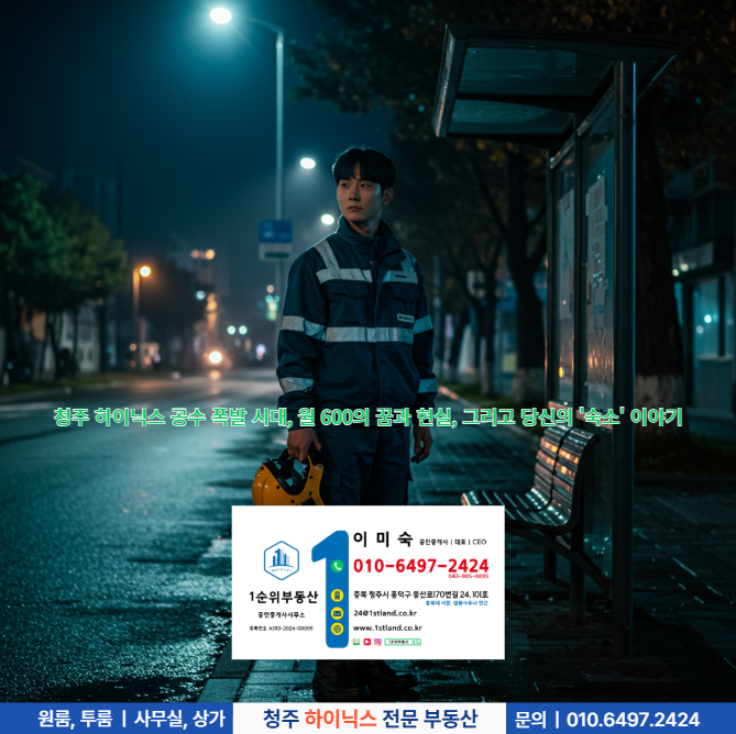  청주 하이닉스 공수 폭발 시대, 월 600의 꿈과 현실, 그리고 당신의 '숙소' 이야기