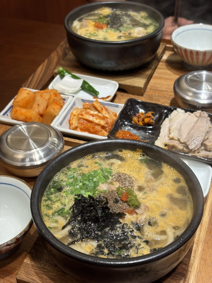  포항북구청맛집 우동이 들어간 순대 돼지국밥 동동국밥 포항북구청점