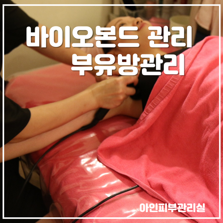 천안 신부동피부관리 바이오본드와 부유방관리 진행