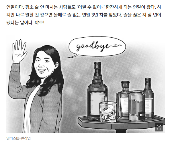  금주중인 사람들에게 보내는 응원의 메시지 | 김신회 작가 I 무알코올 연말 모임을 추천합니다 | 조선일보 기사