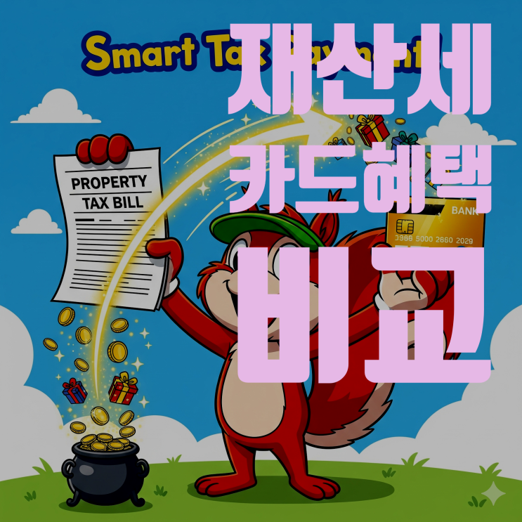  2025년 9월 재산세 신용카드 혜택 완벽 비교 (무이자 할부, 실적 인정 여부)