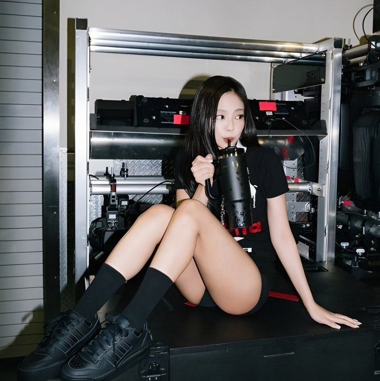  "11만 원대" 제니 x 스탠리 콜라보 텀블러, 키링 포함 역대급 패키지