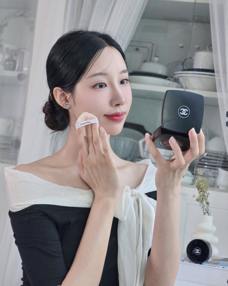 샤넬 울트라 르뗑 쿠션 온더고 루스파우더 후기 무결점 베이스 완성!