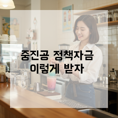  대전 사례로 풀어보는 중진공정책자금 승인부터 집행까지 3단계 로드맵