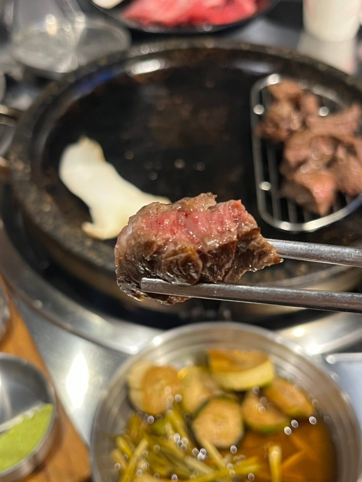  천안 두정동 소고기 '들판한우' 가격 좋은 안심 맛집