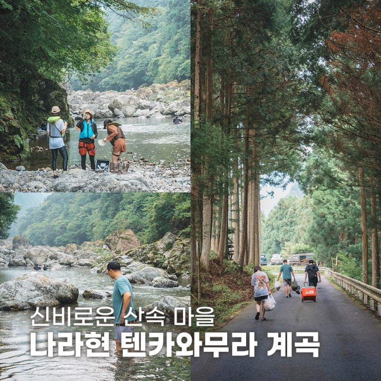  오사카 근교 여행 나라 텐가와무라 미타라이노타키 계곡
