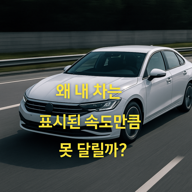  “왜 내 차는 표시된 속도만큼 못 달릴까?”