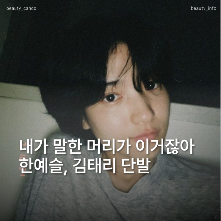  여자짧은머리스타일, 한예슬단발·김태리단발 따라잡기
