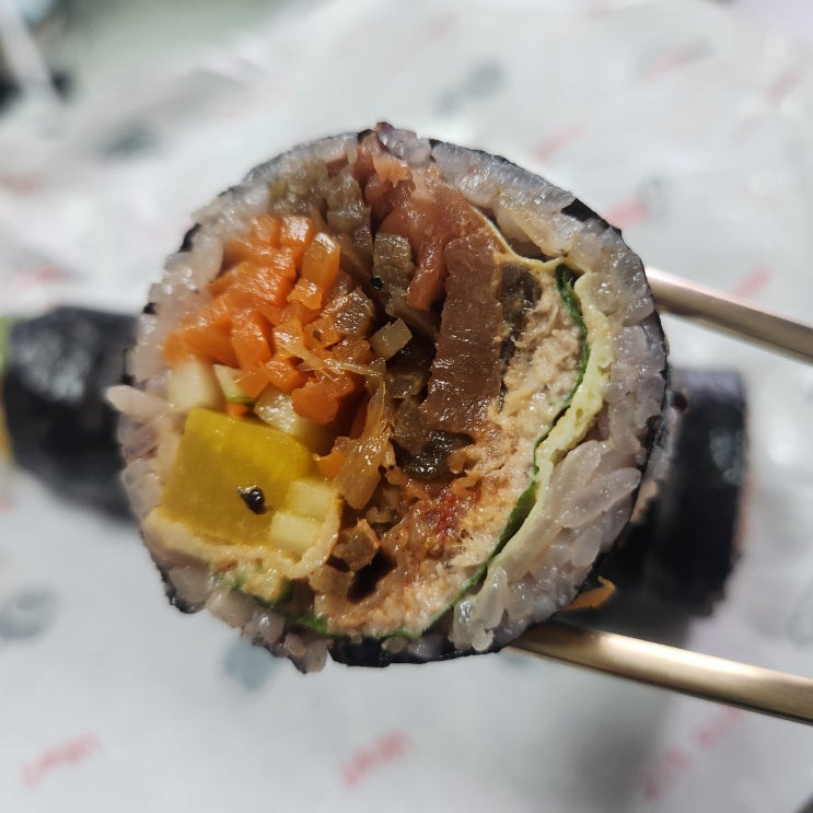  송파 방이시장 김밥이 맛있는 분식집 '서울김밥 백제고분점'