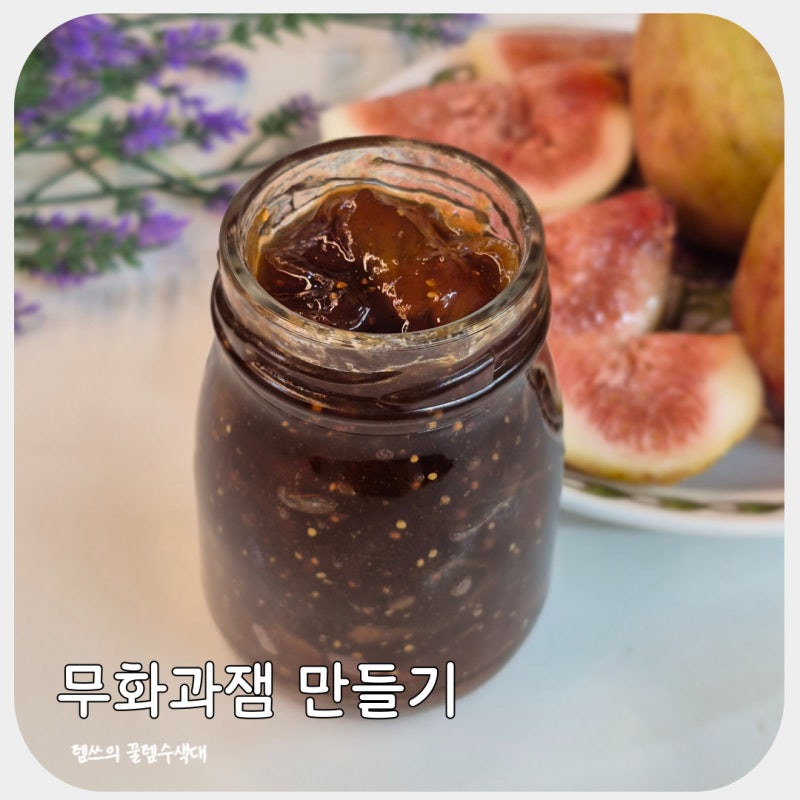 오성제빵기로 제철 무화과잼 만들기 무화과쨈 레시피 만드는 방법
