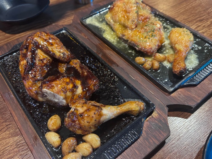 부산 경성대 치킨 맛집 구도로통닭 통마늘후추 달콤마늘통닭, 청사포 카페 심미안, 거제 버거섬 등 먹부림 모음집
