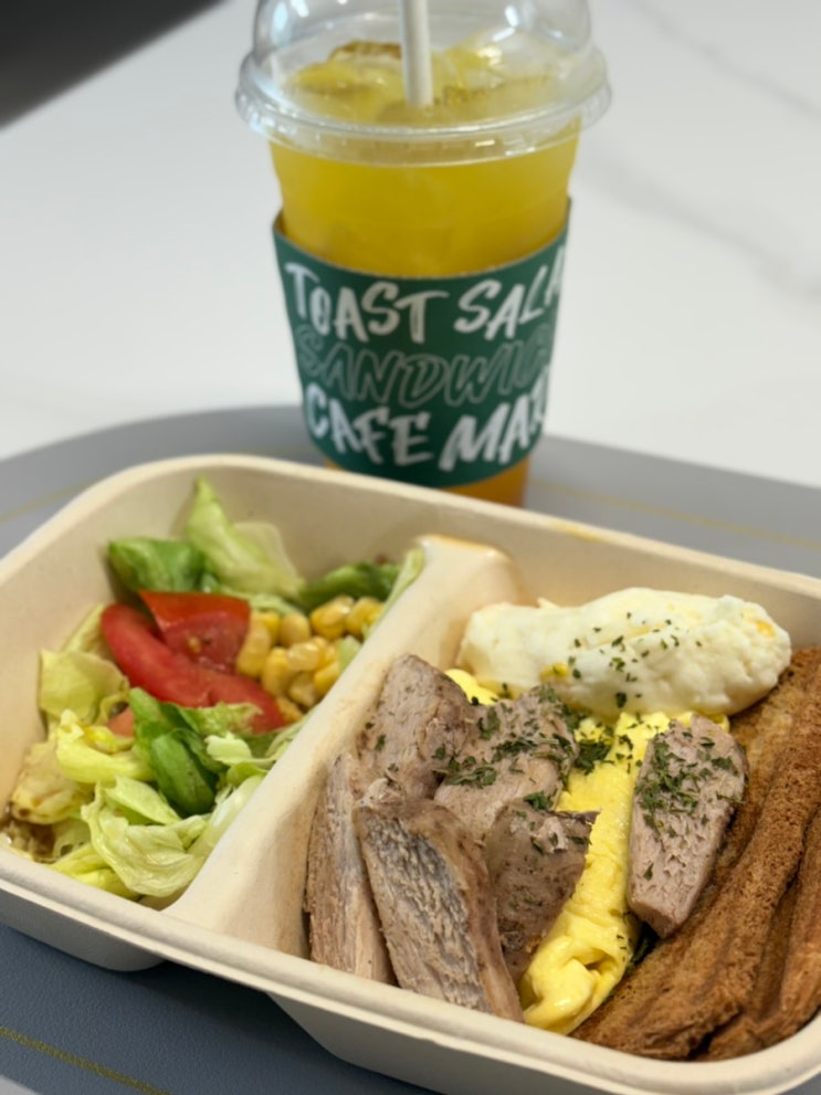  포항 토스트 맛집 신메뉴 출시 토스트카페마리 세명기독병원점 수비드 포크 오믈렛 밀박스 솔직 후기