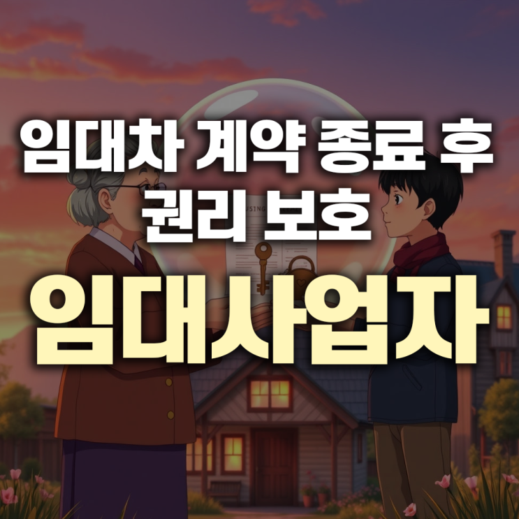 임대차 계약 종료 후 권리 보호