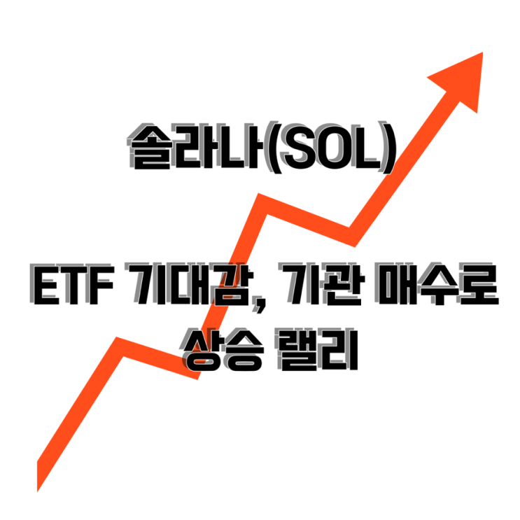 <b>솔라나</b>(SOL), BNB 제치고 시총... 기관 매수로 <b>랠리</b> 이어져