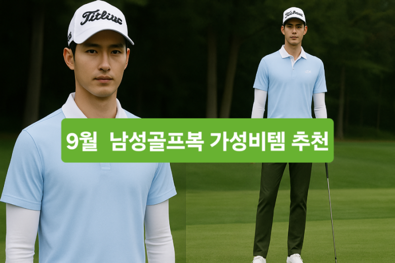 ️♂️ 9월 50대 남성 골프룩 가성비템 추천 (JDX & 세일 공략법)