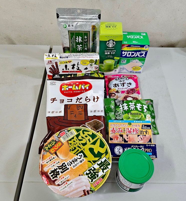  일본 쇼핑 사론파스부터 말차 과자까지 자세한 후기
