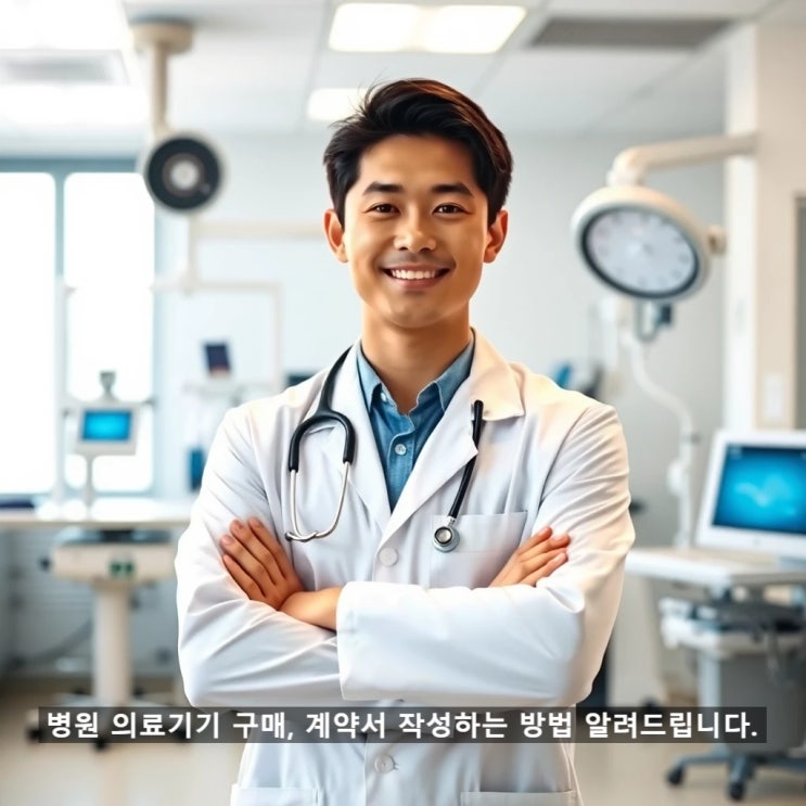  병원 의료기기 구매, 계약서 작성하는 방법 알려드립니다.