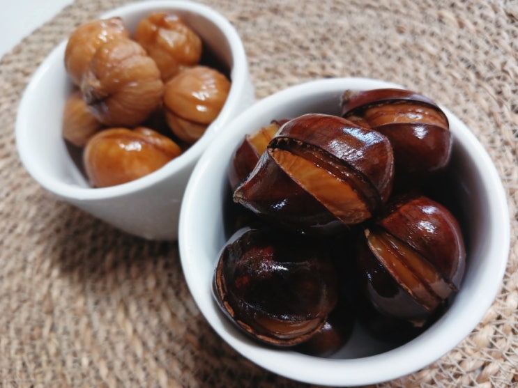  밤마을이야기 칼집밤 버터구이