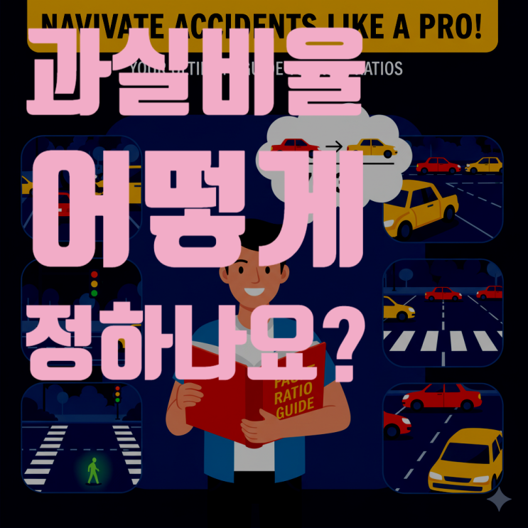  교통사고 과실비율, 더 이상 억울해하지 마세요! 완벽 총정리