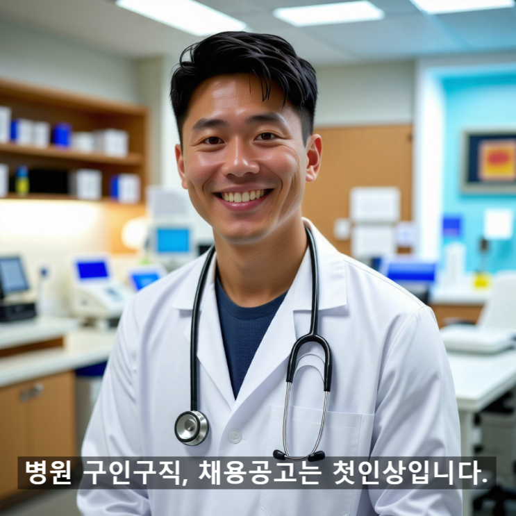 병원 구인구직, 채용공고는 첫인상입니다.