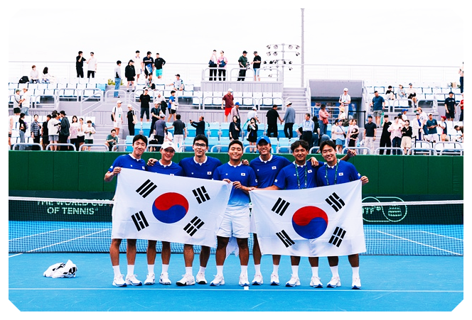 한국 남자 테니스 짜릿한 대역전승! <b>데이비스컵</b> 카자흐스탄에 3-1 승....
