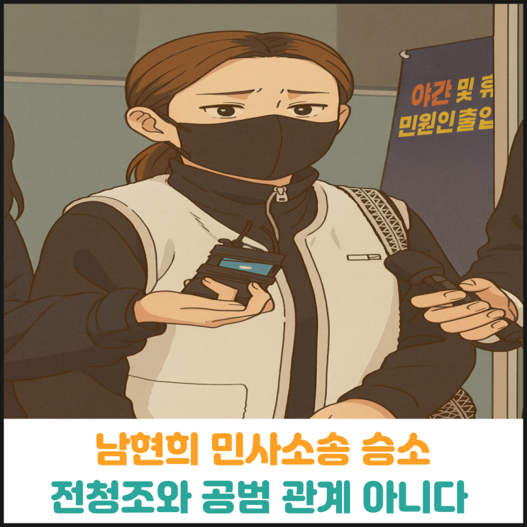  남현희 민사소송 승소, 전청조와 공범 관계 아니다