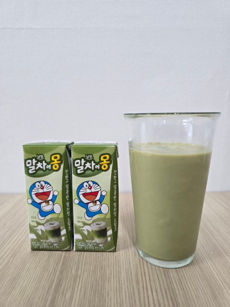  말차라떼 신메뉴 『 말차에몽 』 직접 먹어본 후기