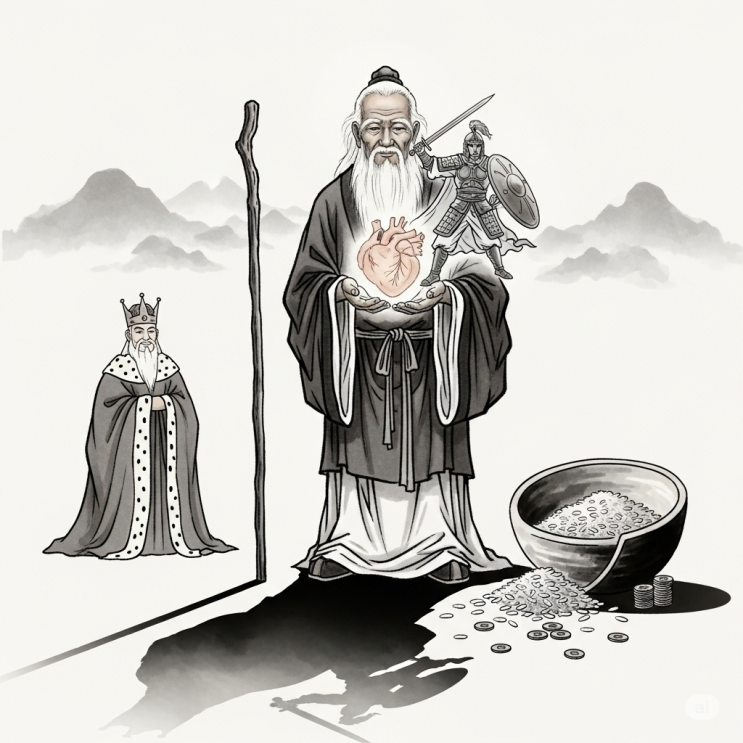  노자 도덕경 제67장 내가 가진 세 가지 보물