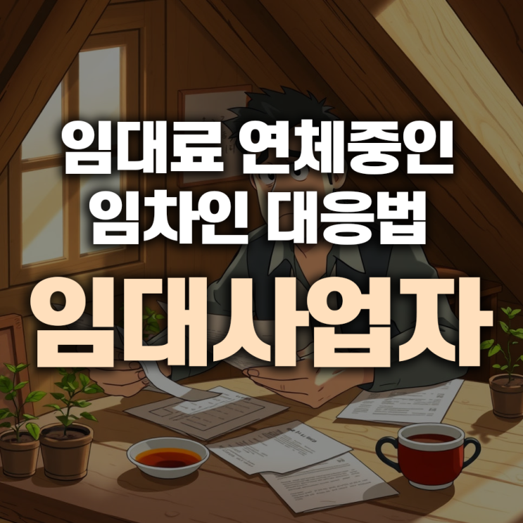  임대료 연체 임차인 대응법