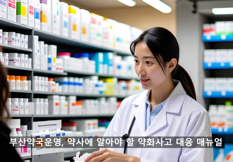  부산약국운영, 약사에 알아야 할 약화사고 대응 매뉴얼
