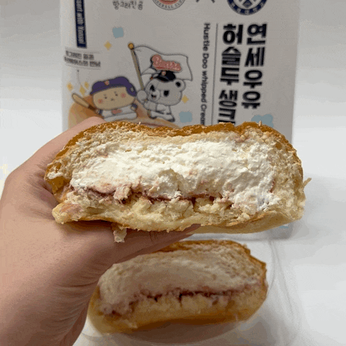  네이버 지금배달 망곰이 띠부씰 편의점 신상 ㅣ 연세우유 허슬두 생크림빵 리뷰