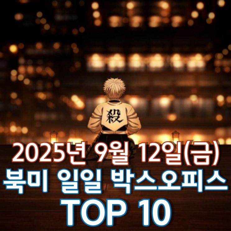  [북미 박스오피스] 일일 TOP 10 - 2025년 9월 12일(금)
