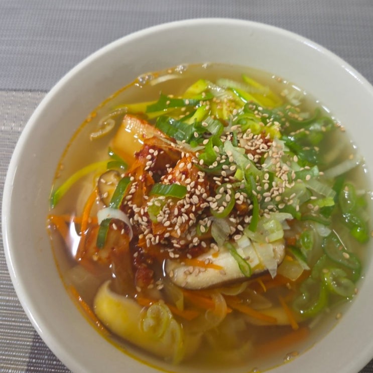  멸치국수 잔치국수 황금레시피 육수와 양념장 비법