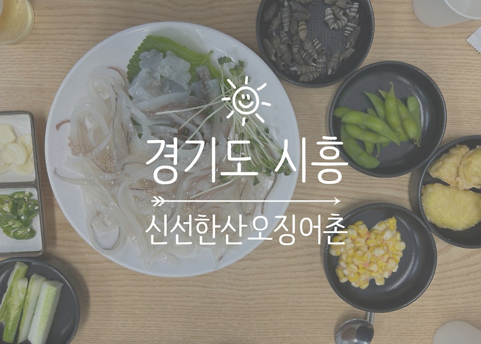 신선한 산 오징어촌 사진 1