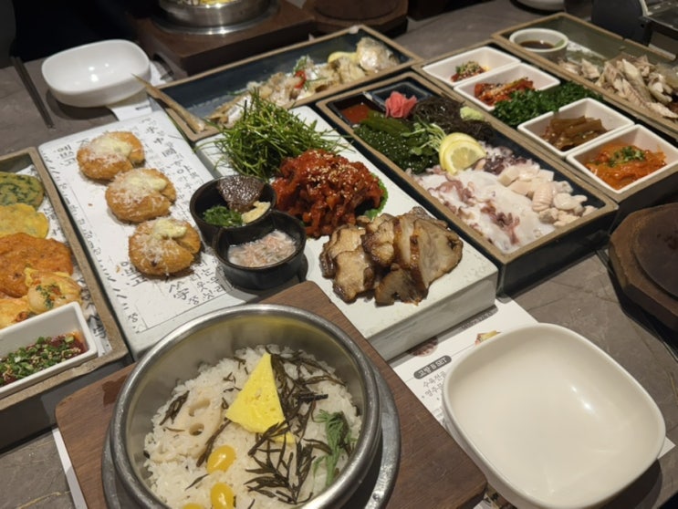  여의도고급진 한정식 맛집 서여의도술집 고방채 3호점