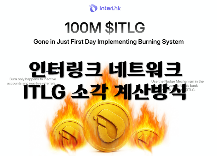  인터링크 네트워크 ITLG 소각 계산방식
