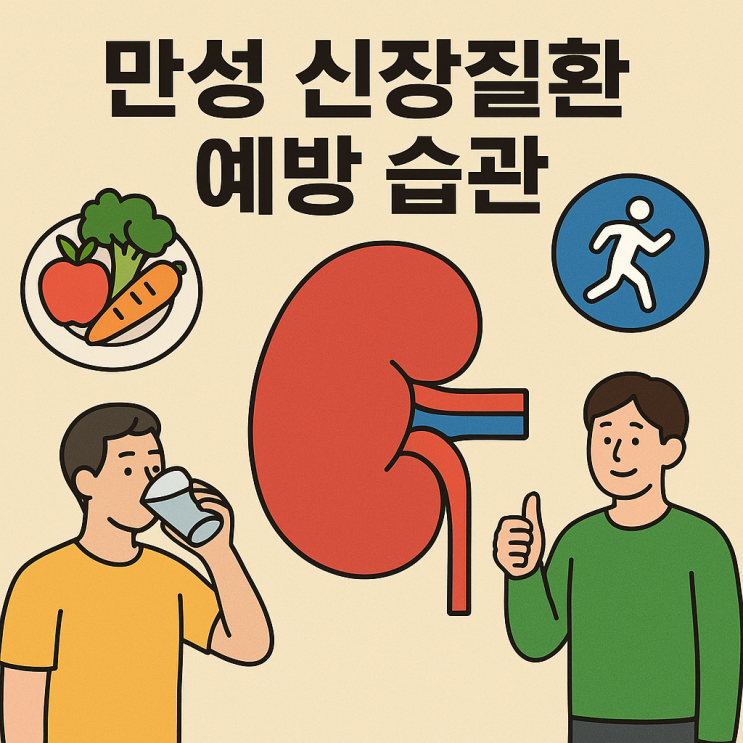  만성 신장질환 예방을 위한 생활 습관 총정리
