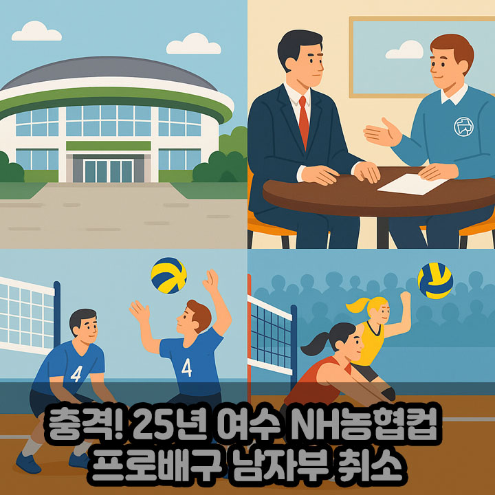 여수 NH농협컵 <b>남자부</b> 왜 취소됐나? FIVB 승인 불발과 KOVO... 