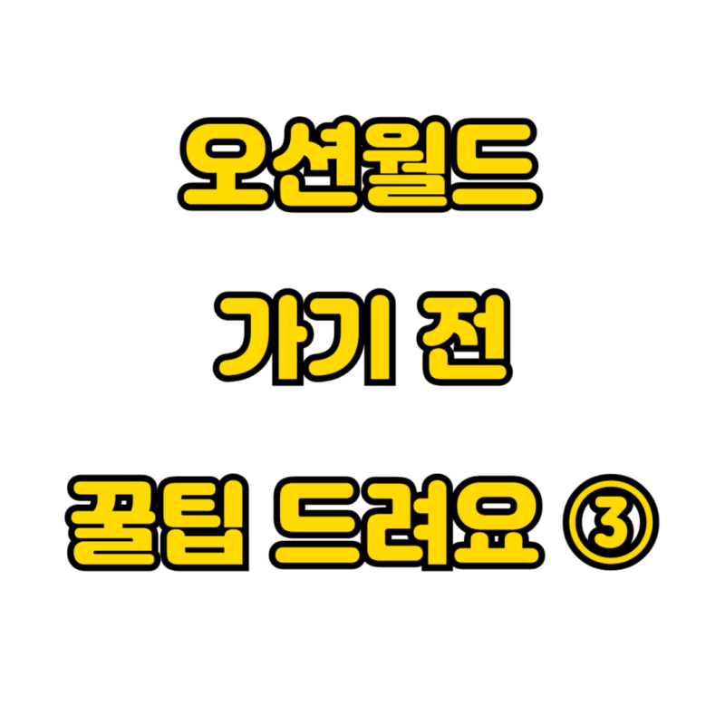 오션월드 놀이기구, 대기시간 꿀팁 (슈퍼 익스트림 리버/ 슈퍼부메랑고/ 파도풀) [PART3]