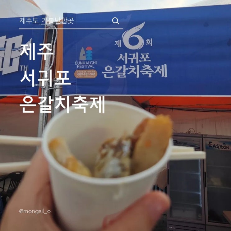  아이랑 함께 다녀온 제주 은갈치축제 2025 후기
