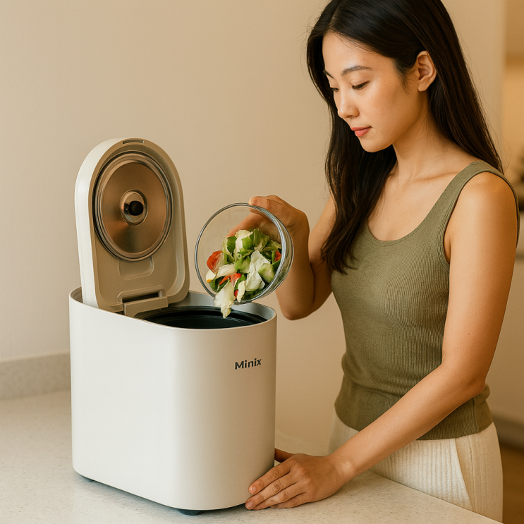  주방 냄새 고민 끝! 음식물 처리기 더플렌더 PRO로 깔끔하게 해결해요